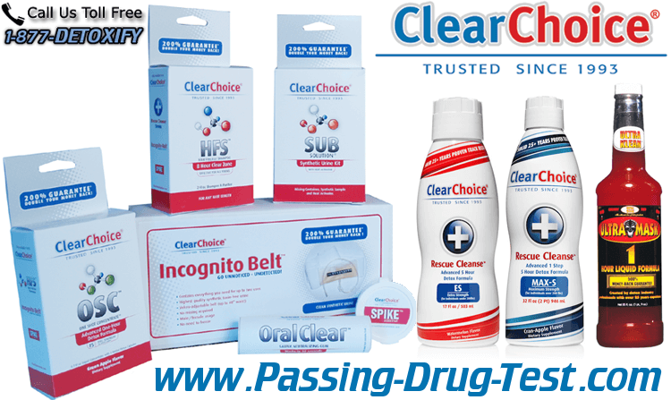 clear choice drug testing product